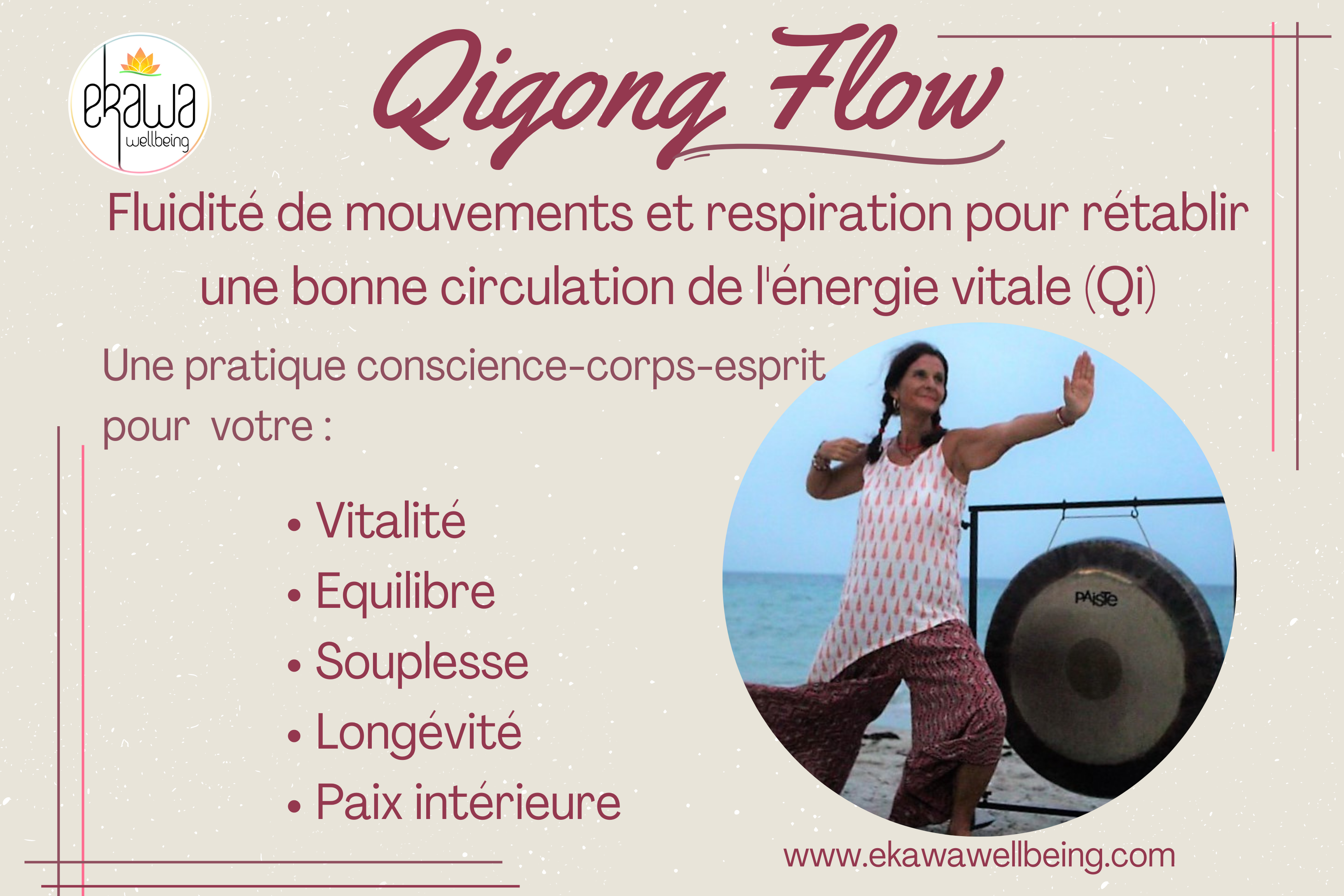 Poster Qigong en francais